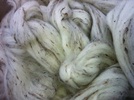 Wool Earth Tweed Nepp Sliver ready for Spinning
